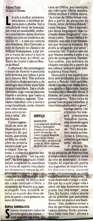 Hamuleto: Correio Braziliense